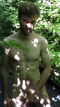 Vlog Steamy Forest Hookup with a Hiker Raw Blowjob and Cum Eating with Passion Maxime Horns