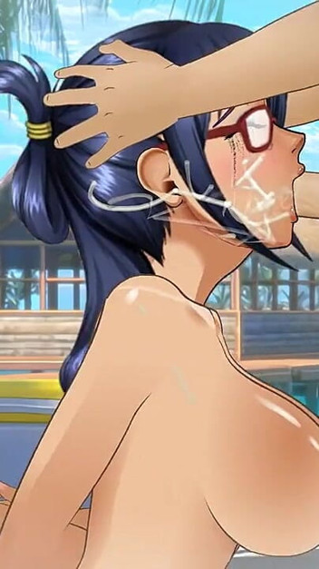 Marine Cumslut Tashigi Is Heavily Addicted to Deepthroating Pirate Cock