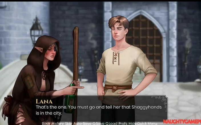 Naughty gameplays: Was für eine legende 10 - hübsche fee liebt küsse