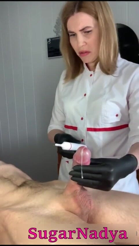 SugarNadya: Compilation of 9 Clients Spontaneous Ejaculations During Waxing