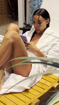 My Skinny Indian Step Sister Gives Me Oily Footjob in a Public Sauna
