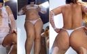 Mirelladelicia striptease: Striptease, set de lenjerie albă sexy