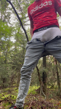 Outside Jerking Gay Crossing