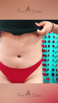 Sexy College Girl Records Herself Showing Her Boyfriend Her Red Thong