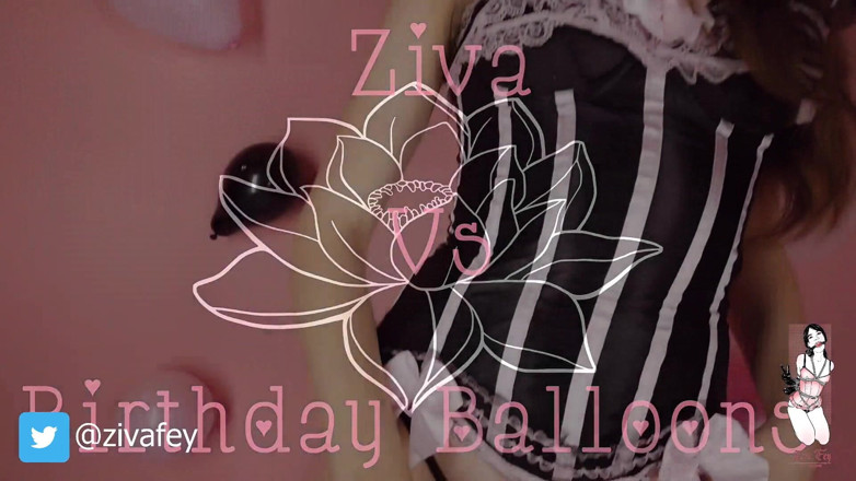 Ziva Fey: Ziva Fey - balão de aniversário saltando