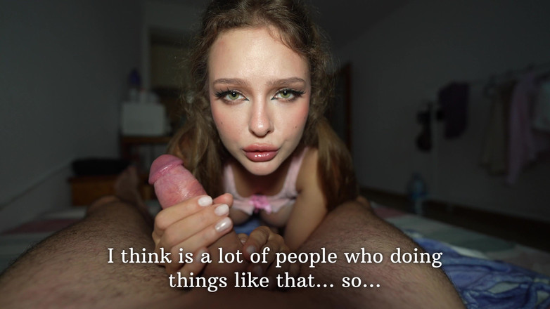 Alexa Poshspicy: 第一人称视角：继妹想要尝试肛交。肛交内射