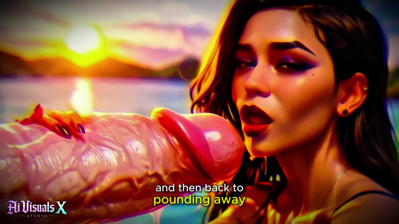 AI Visuals X: (4k) Ai 3D porno animato - latina baddie adora il grande cazzo...