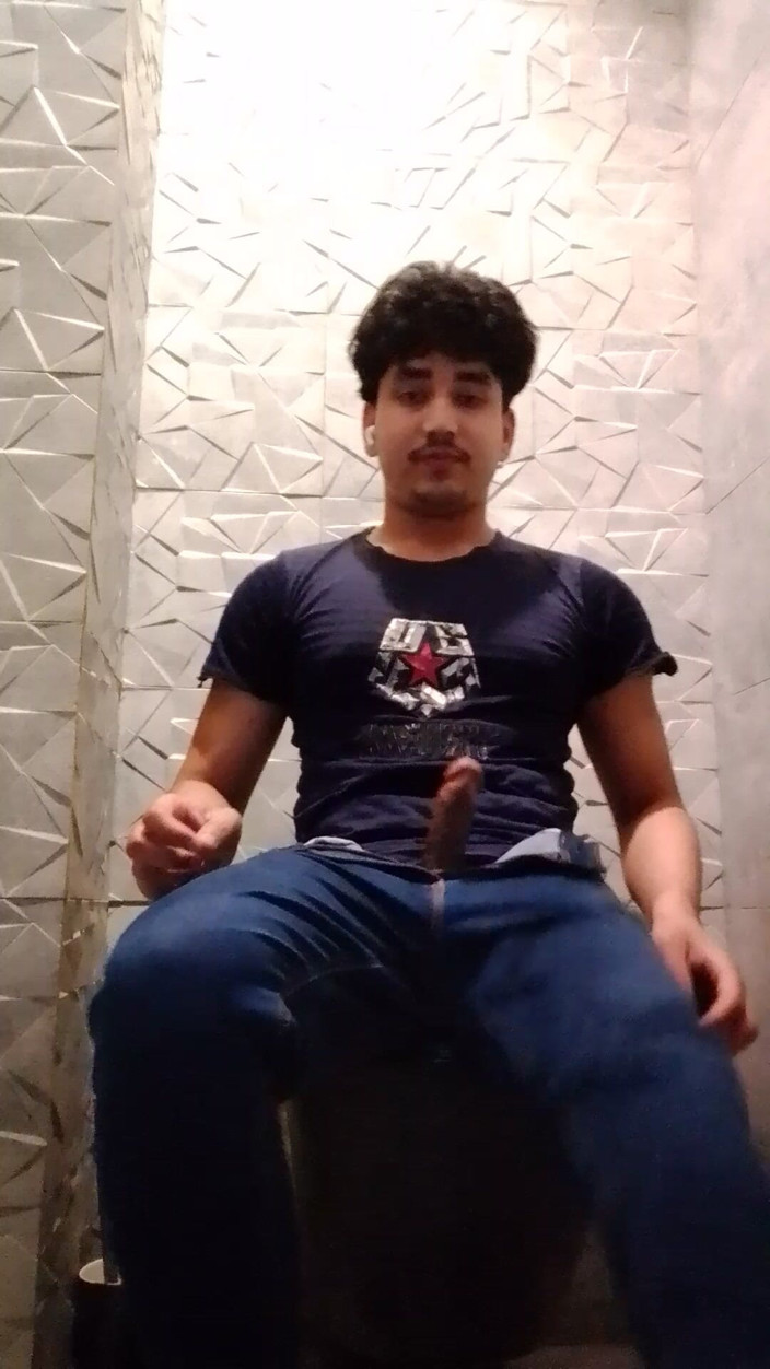 HemoShovel: Indian Handsome Boy While His Hard Penis Is Erect and...