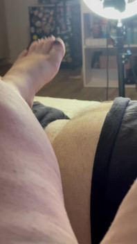 He Loves My Little Feet When I Massage His Dick