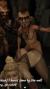 Goblin lasă gravidă o fată elfă