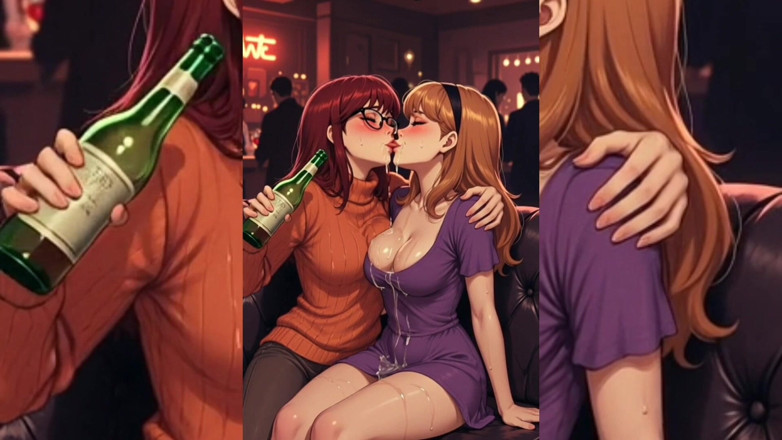Heaven Gamez: Ai Toon Lesbian Super Sluts - Język Całowanie Humping Group Softcore
