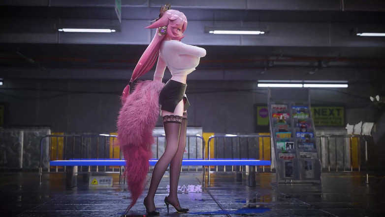 MikuMotion: [mmd] Ofis bayan üniforması; Pencil Skirt; Lace Thong; Sekreter