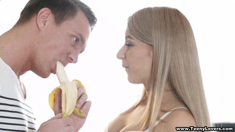 Teeny Lovers: Fucking cum into her pussy