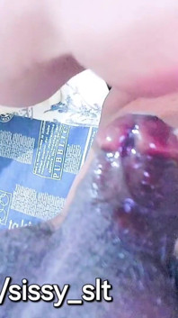 Cum on Own Mouth and Drink It Like a Pure Hungry Bitch Slut