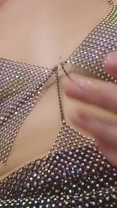 Chainmail Warrior Reina Hanno Polishes Her Rod with Oiling thumbnail