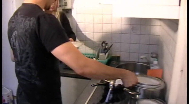 Femdom Austria: House slave must clean the kitchen