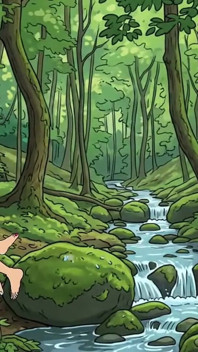 Tetas grandes y gran polla - funking video de dibujos animados en sexo de la jungla