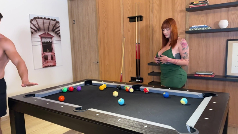 Devil Khloe: Pool Game Ends in Hot Fuck with Big Ass Latina -...