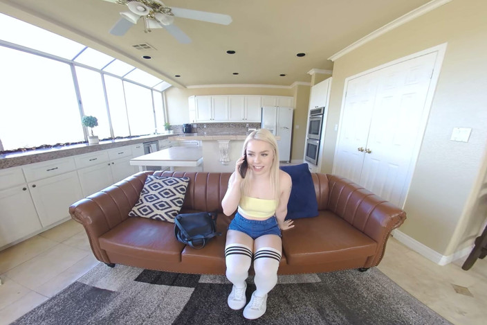Lethal hardcore VR: Haley Convinces Stepdaddy to Not Tell on Her