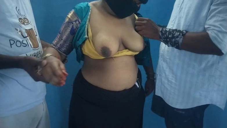 Tamil lesbian: My Wife Sex with My Boss. Hot Threesome