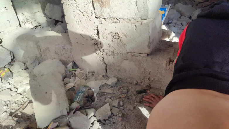 DirtyLubov: Construction Site Doggy Style Fuck