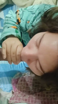 She Couldn't Calm Down, so I Gave Her Some Milk so She Could Rest.