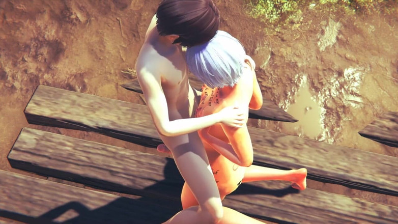 Yaoitube: Yaoi Femboy - shin anale dildo en tietenbeurt