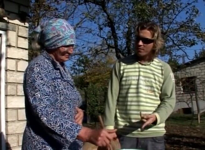Gilfy Pleasure: Hairy grandma is getting banged outdoors