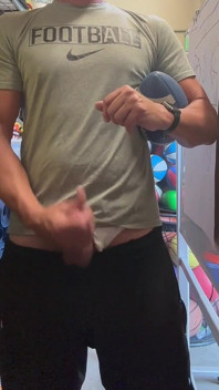 Alpha Stud Jockdad87 Shoots a Load of Football Cum