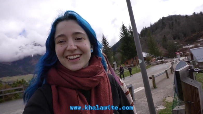 Khalamite: The Neighbor Surprises Us and Then Takes Us!! (vlog - French Threesome...