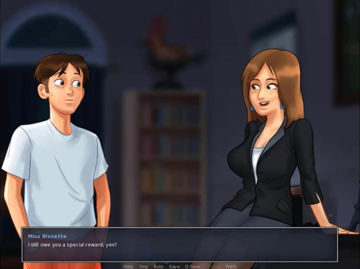 Cartoon Play: Summertime saga teil 141 - fick französischen lehrer nach dem unterricht