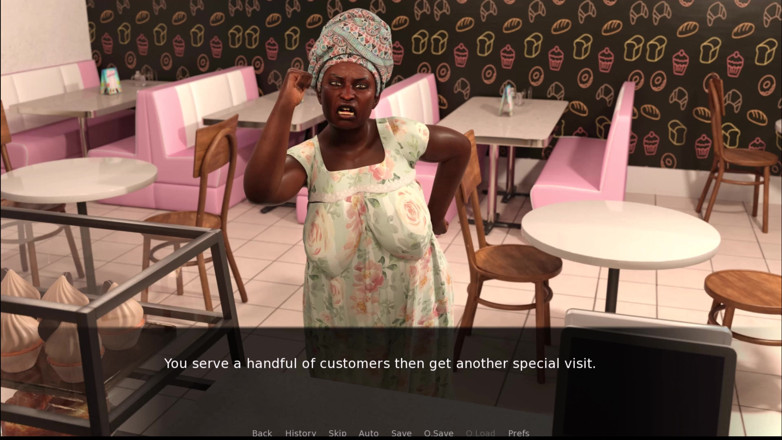 Johannes Gaming: Het bakken met chocolade 5 Ive gaf Ladesha een goede billenkoek...