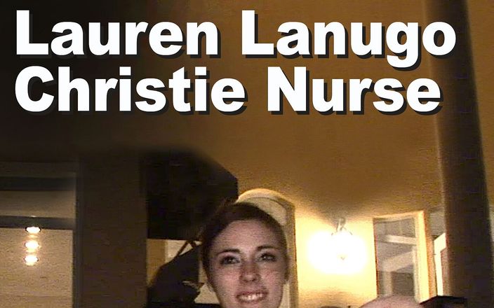 Edge Interactive Publishing: Lauren Lanugo &amp;amp; Christie Nurse Strip Spread se masturbează GMDG2665
