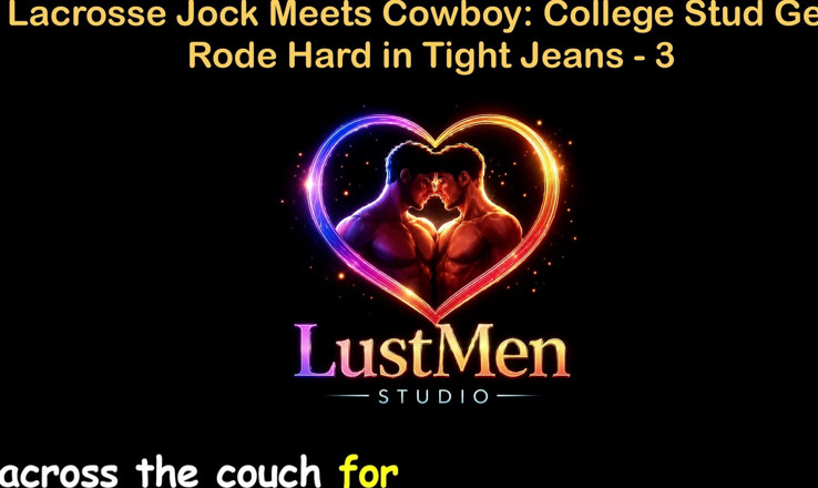 LustMen: 英語オーディオゲイセックスストーリー - ラクロス選手がカウボーイに出会う:大学のイケメンがタイトジーンズで激しく遊ぶ - パート3