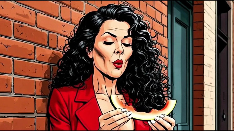 Octopussy Lovers Club: Casting för en 40-årig sexig slampa. Tecknad serie. MILF svarta strumpor