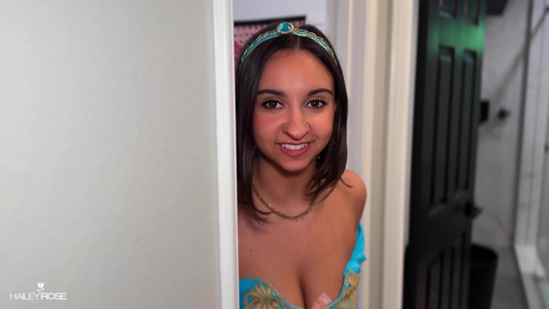 Hailey Rose: Công chúa Jasmine mất trinh - Hailey Rose POV Cosplay Virgin...