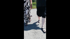 Goldschatz59: Walk with Nylonjunge in Birkenstocks