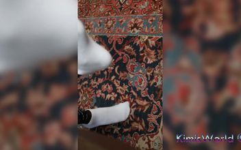 Kerry’s Barefoot Tease – Sock Pull-off in Leggings & Crop Top