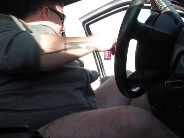 The porky pervert: 駐車場兼