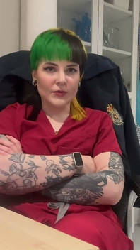 Miss rubys letzte locktober-aufgabe - eine woche übrig, buckel das kissen für krankenschwester ruby