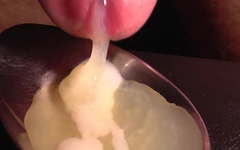 勺子上多次射精