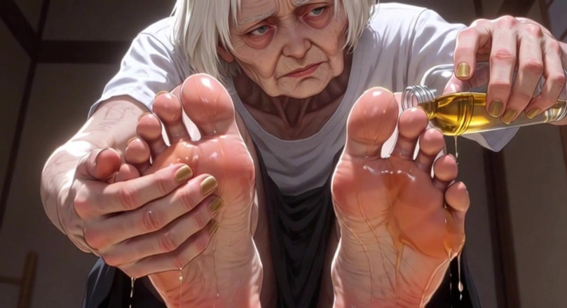 YOUR BEST FANTASY: 87 anni nonna sensuale massaggio con olio per piedi - splendidi...