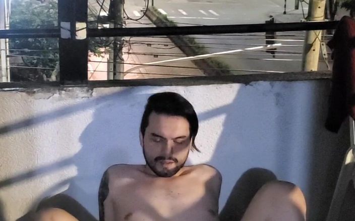 SlutClosetedFag: More Balcony Fun