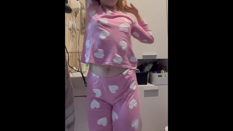 Inga lillypop girl: Morning Striptease for Stepdaddy