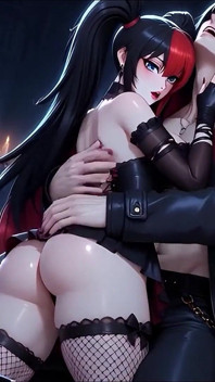ヴァンパイアロードに縛られたゴスガール - BDSMモンスター変態1