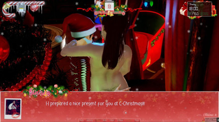 Cumming Gaming: 無制限のクリスマス[クリスマス変態ポルノプレイ],ep.9 - 私はミスサンタタイト熟女女を荒らしました