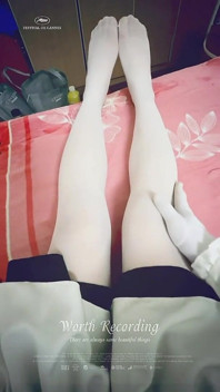 Crossdresser White Stocking and Maid