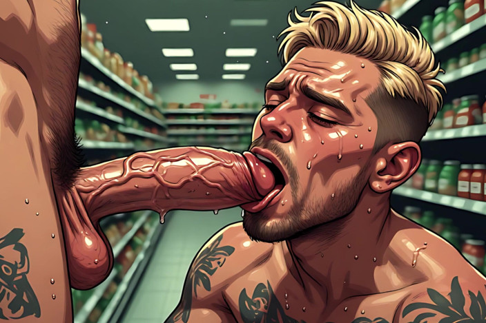 Erotic Man: Blonde Muscle Hunks Sucking