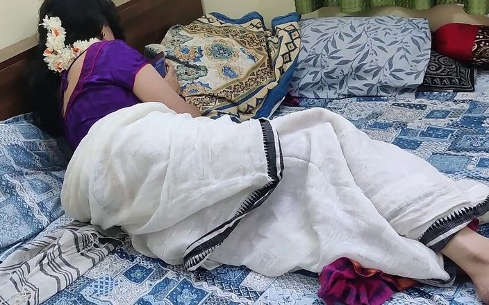 SanaThomas: Husband Caught Sexy Desi Mallu Wife in Saree Masturbating and...