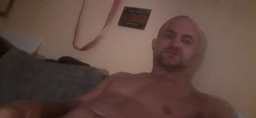 Horny young man: Masturbating at home.